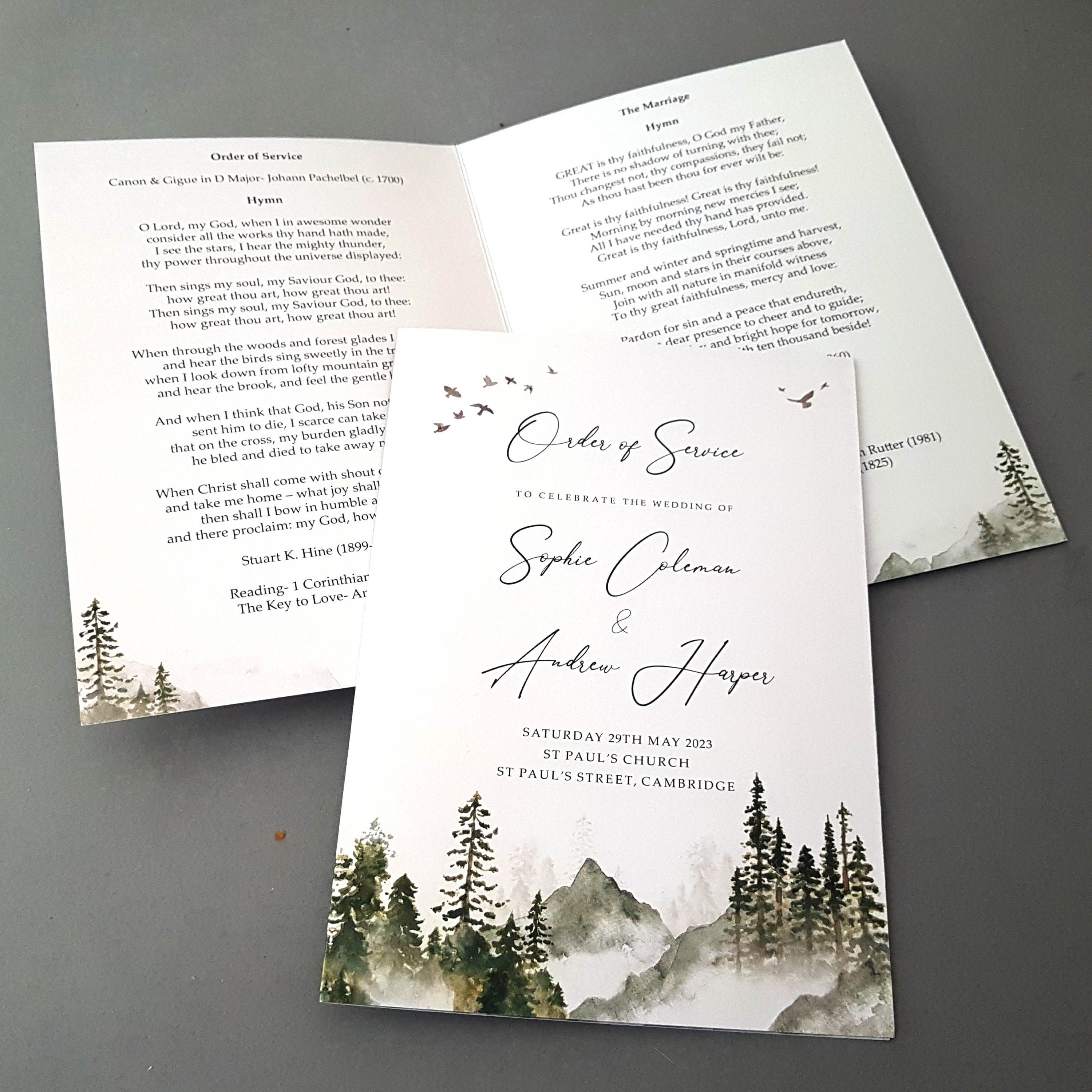 Wedding order shop of service