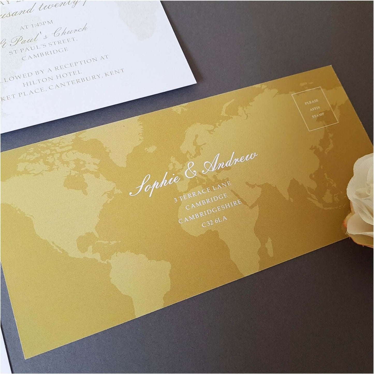 UK Passport Wedding Invitations Sample Sienna Mai