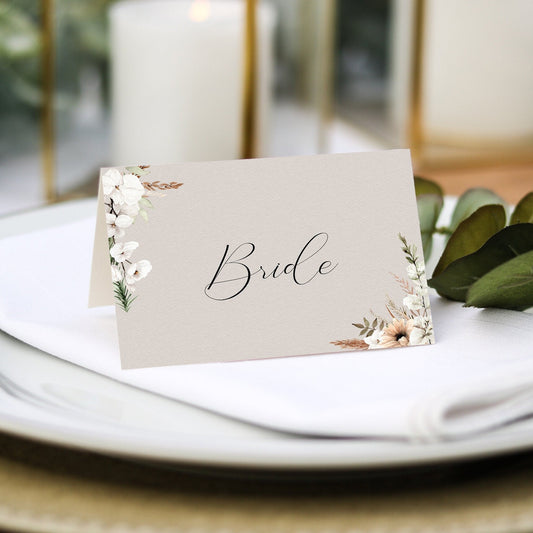 Boho Wedding Place Cards