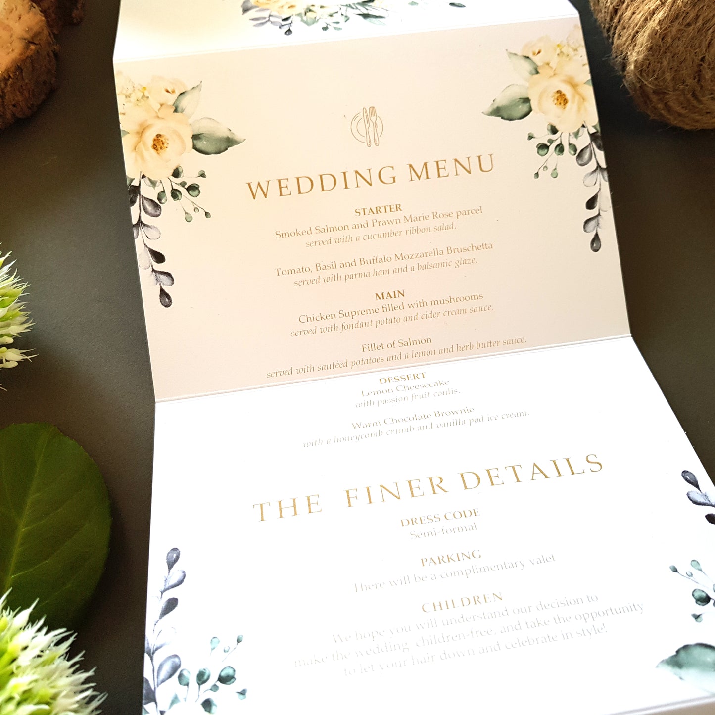 Blue Hues Wedding Invitations