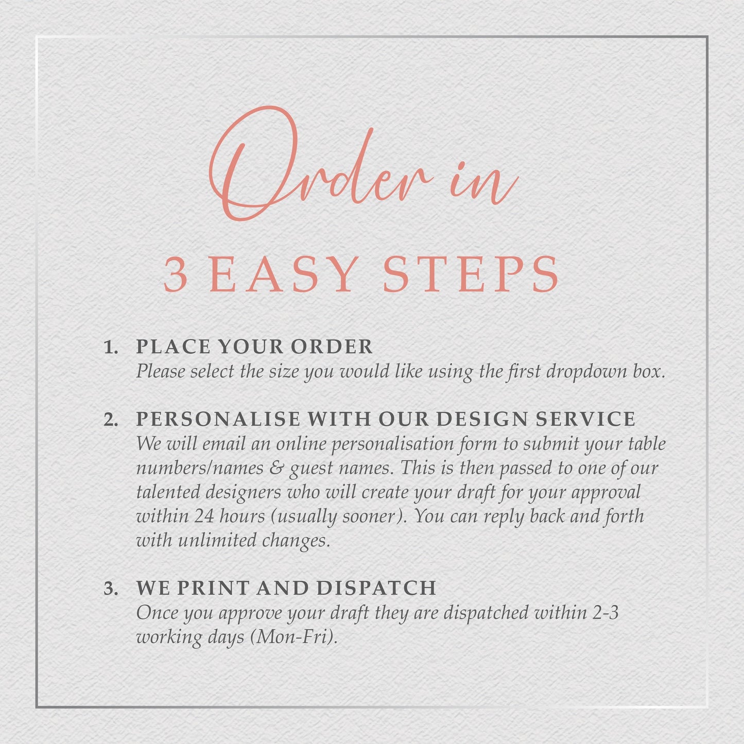 Personalised Wedding Menus - Autumn DL Size Burgundy Orange & Red Menu Cards