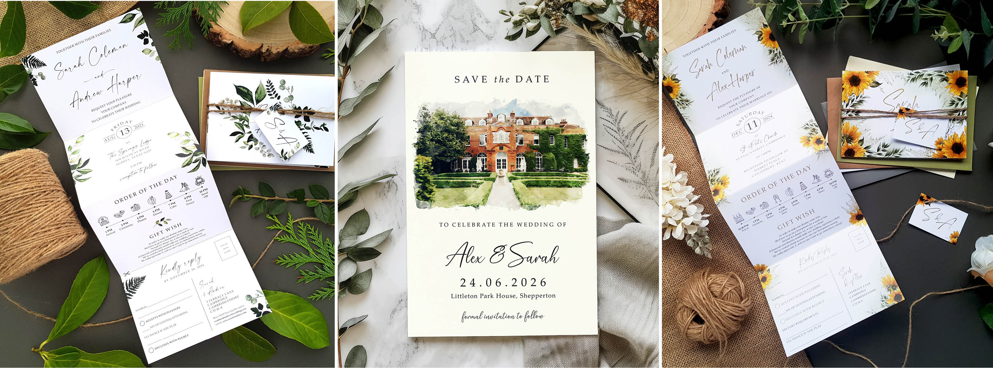 wedding invitations at sienna mai and matching wedding stationery with free wedding invite samples all personalised with discounts cheap save the date cards and cheap wedding invites