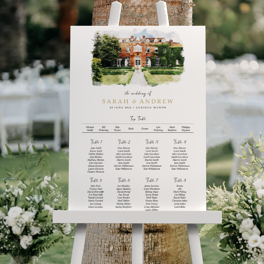 Wedding Table Plan - Wedding Seating Planners
