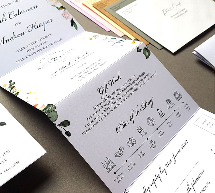 Wildflower Wedding Invitations