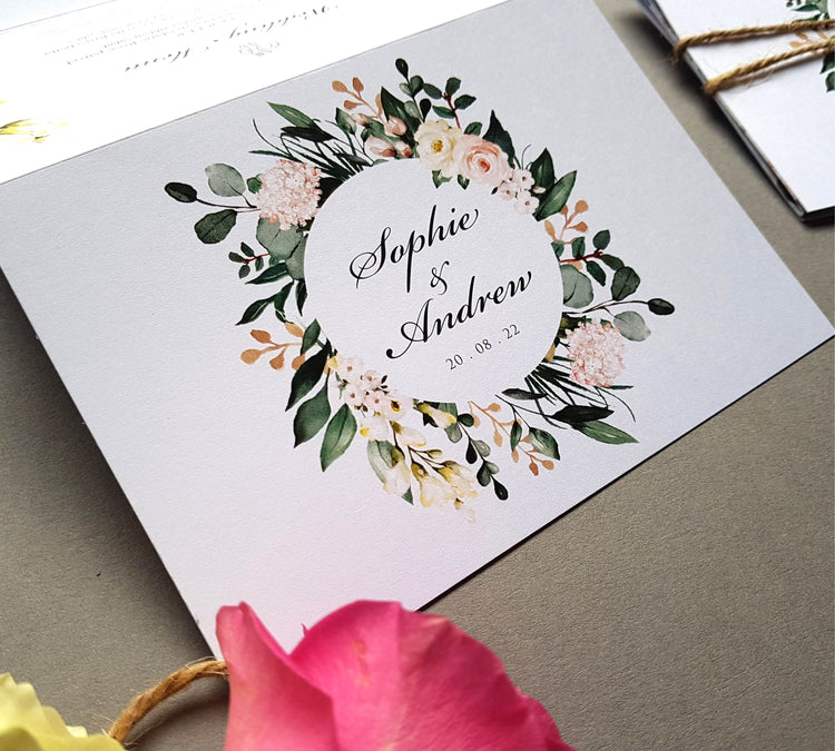 Wildflower Wedding Invitations