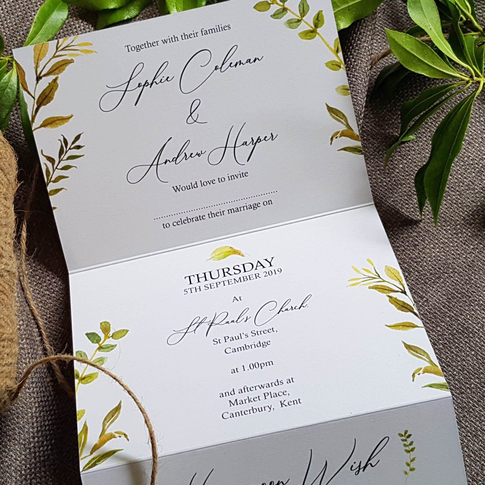 Botanical Leafy Wreath Eucalyptus