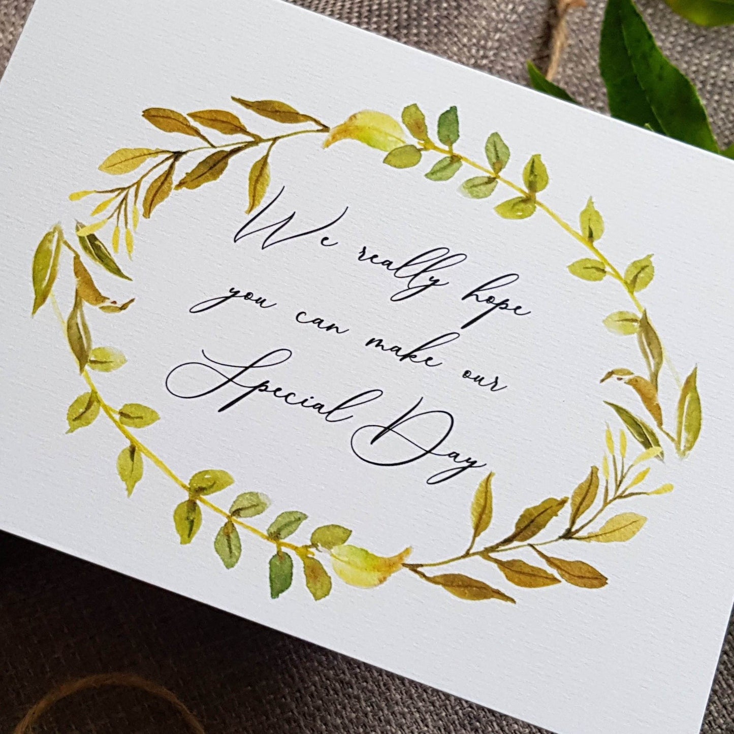 Botanical Leafy Wreath Eucalyptus