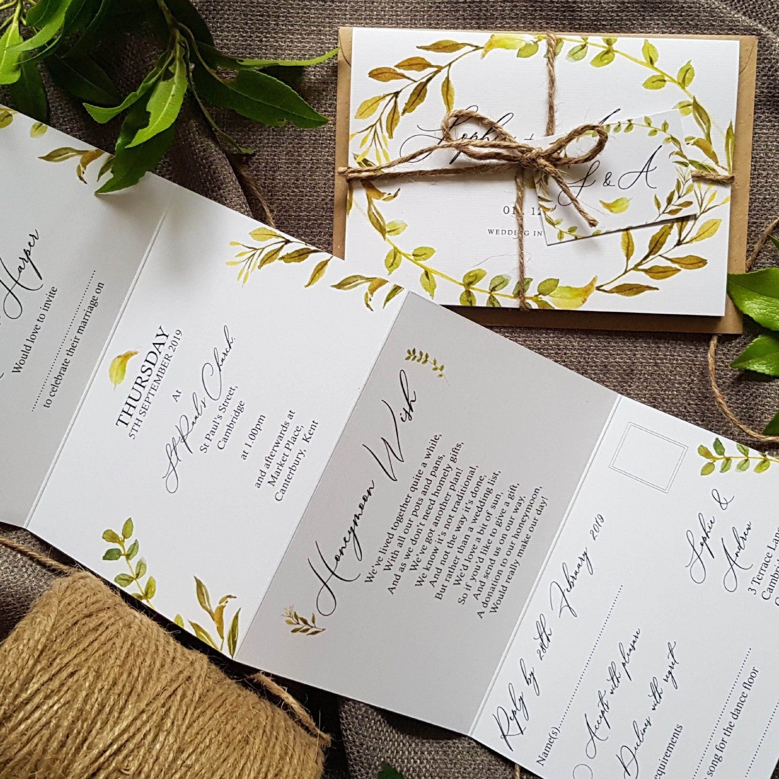 Botanical Leafy Wreath Eucalyptus