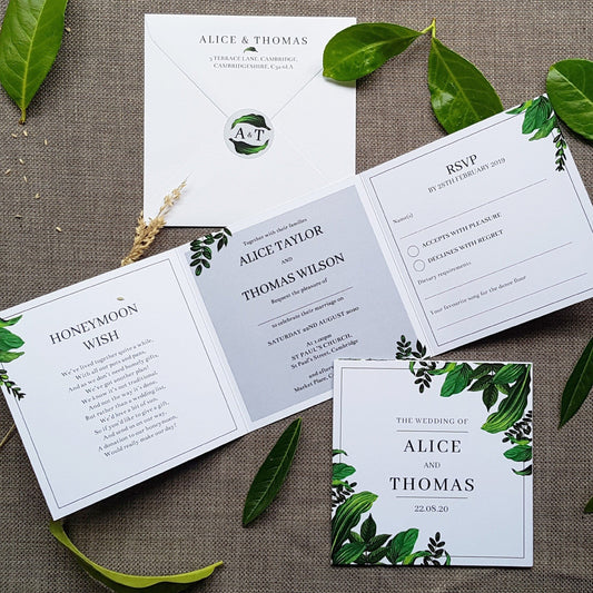 Botanical Wedding Invitations