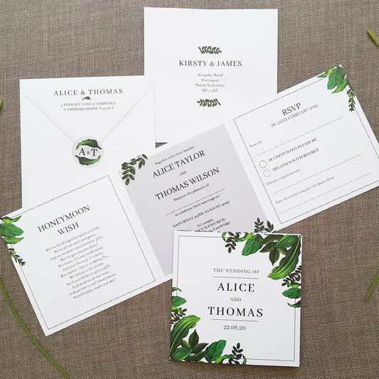 Botanical Wedding Invitations