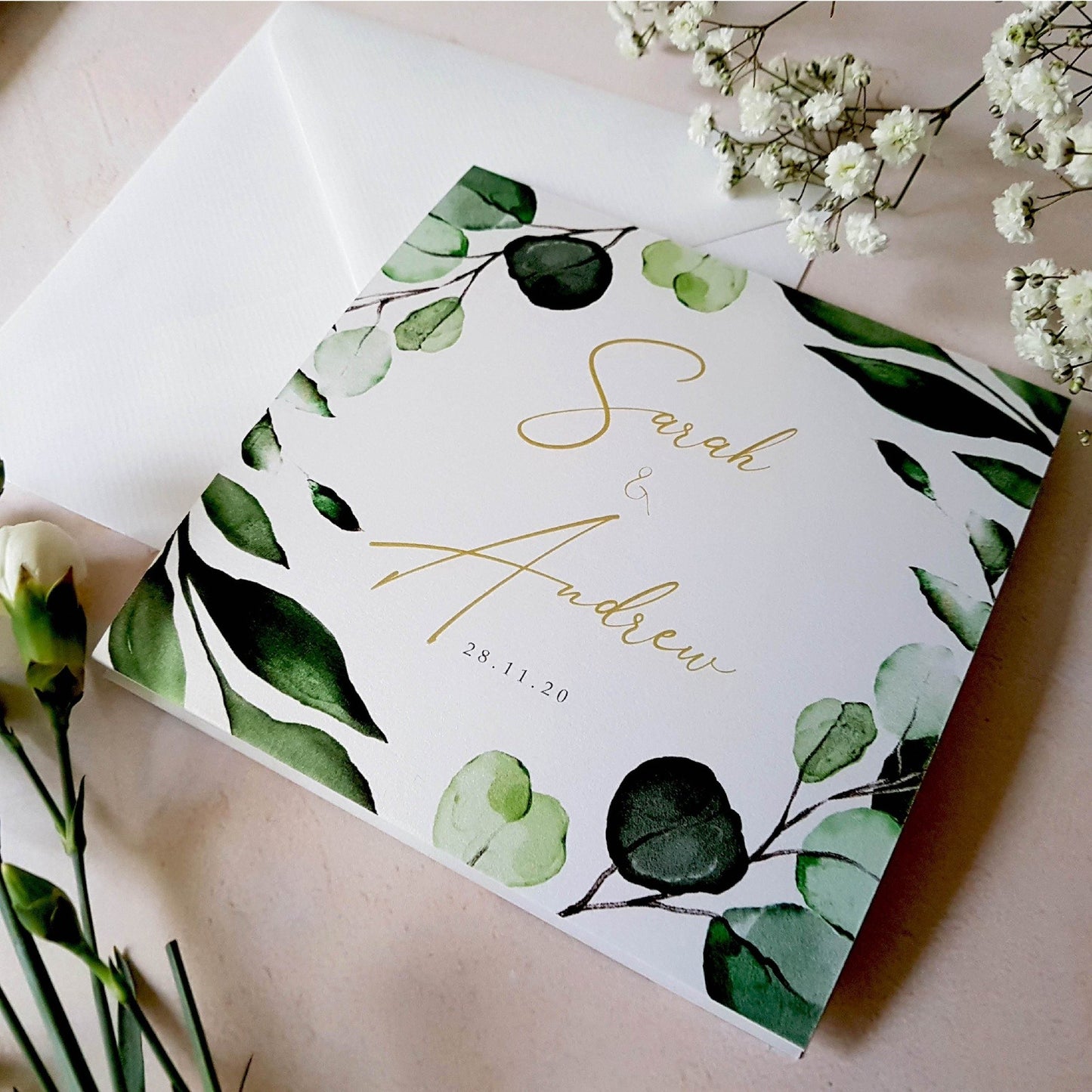 Botanico Botanical Trifold Wedding Invitations