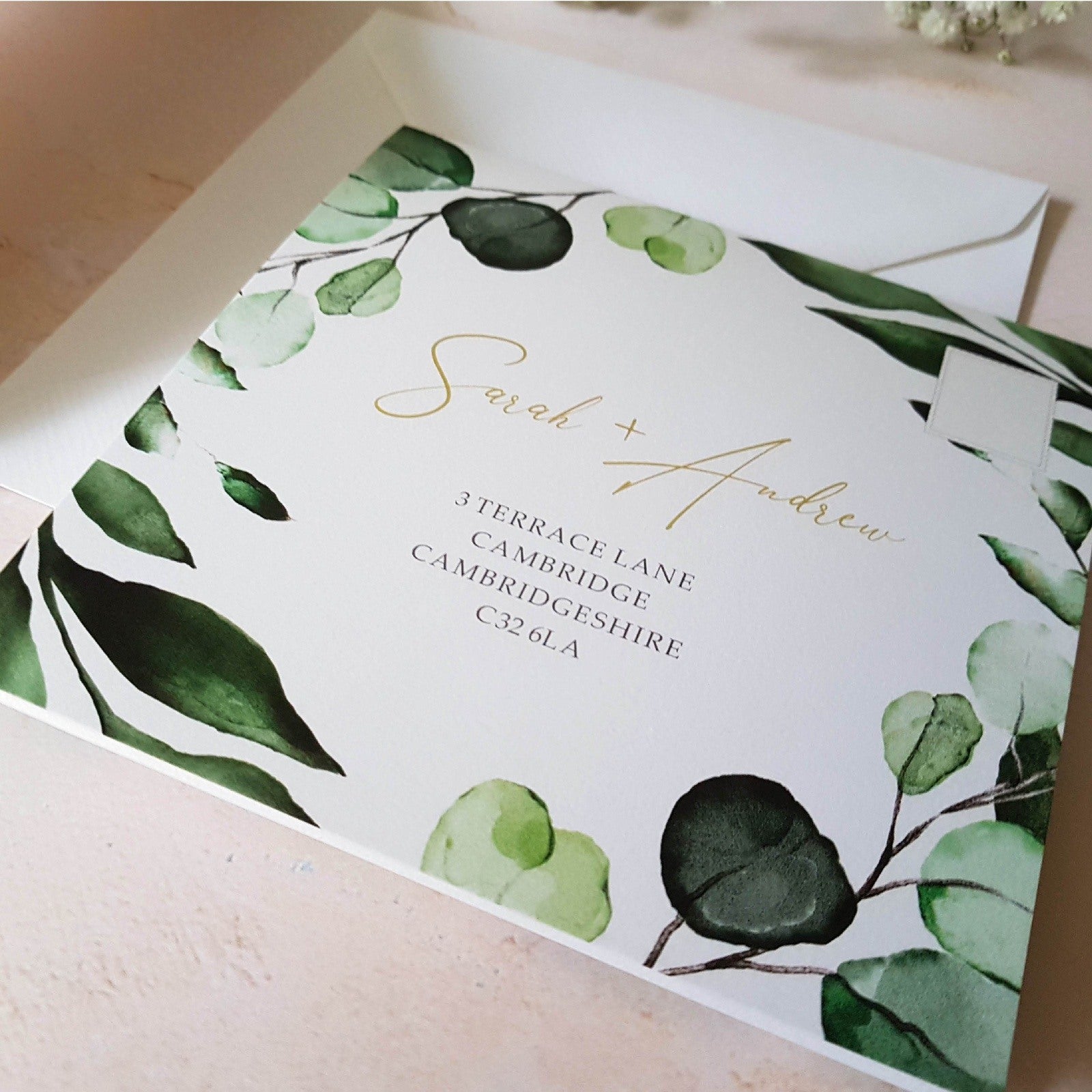 Botanico Botanical Trifold Wedding Invitations