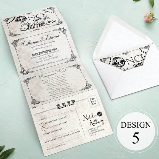 Fairytale Wedding Invitation Sample