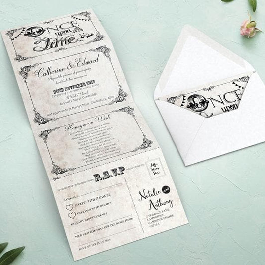 Fairytale Wedding Invitation Sample