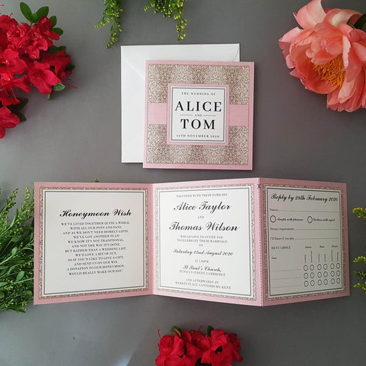 Glitz 'N' Glam Wedding Invitations