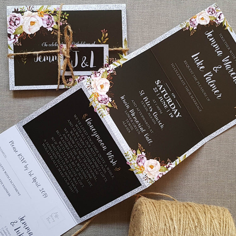 Glitz 'n' Glam Wedding Invitations