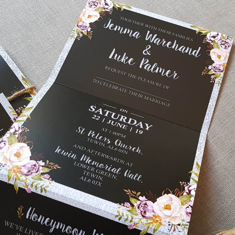 Glitz 'n' Glam Wedding Invitations