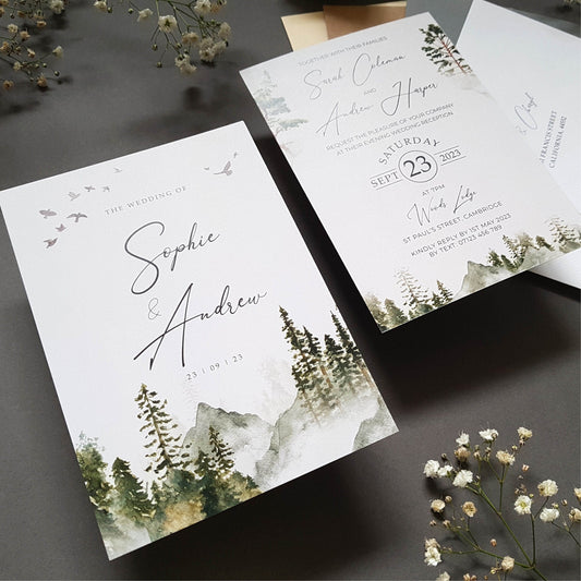 Misty Evening Invitations