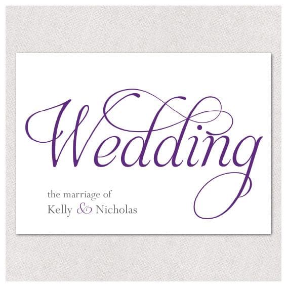 Script 'Wedding' Wedding and Evening Invitation