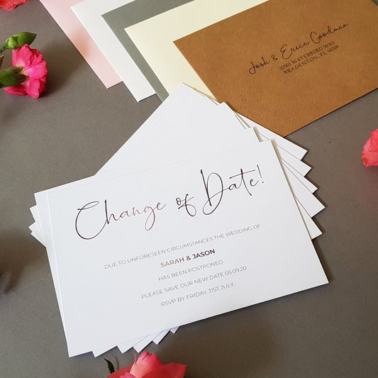 Script change of date cards