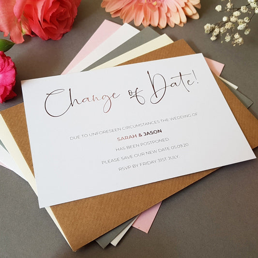 Script change of date cards