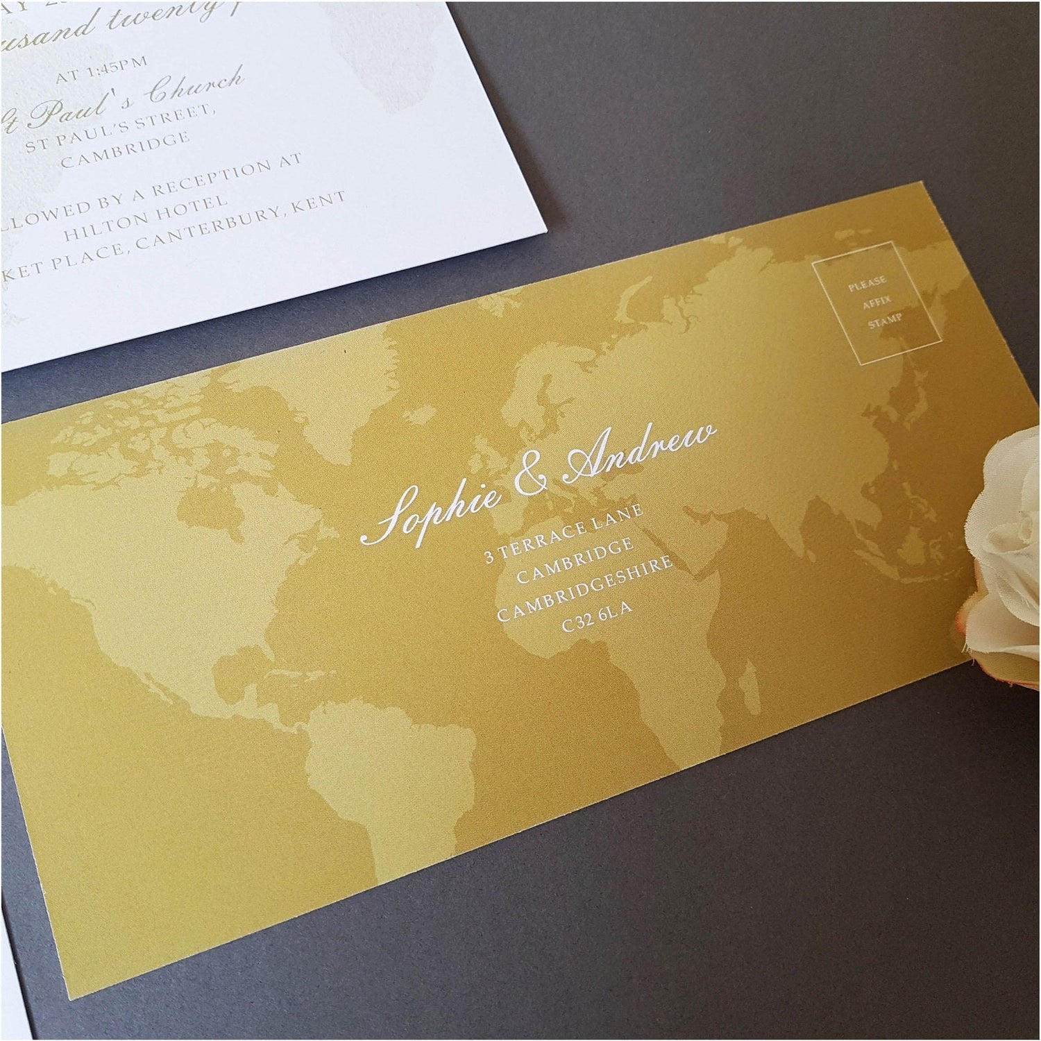 UK Passport Wedding Invitations Sample Sienna Mai