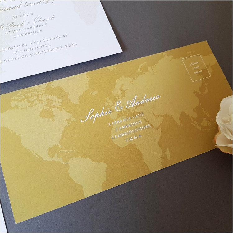 UK Passport Wedding Invitations Sample Sienna Mai