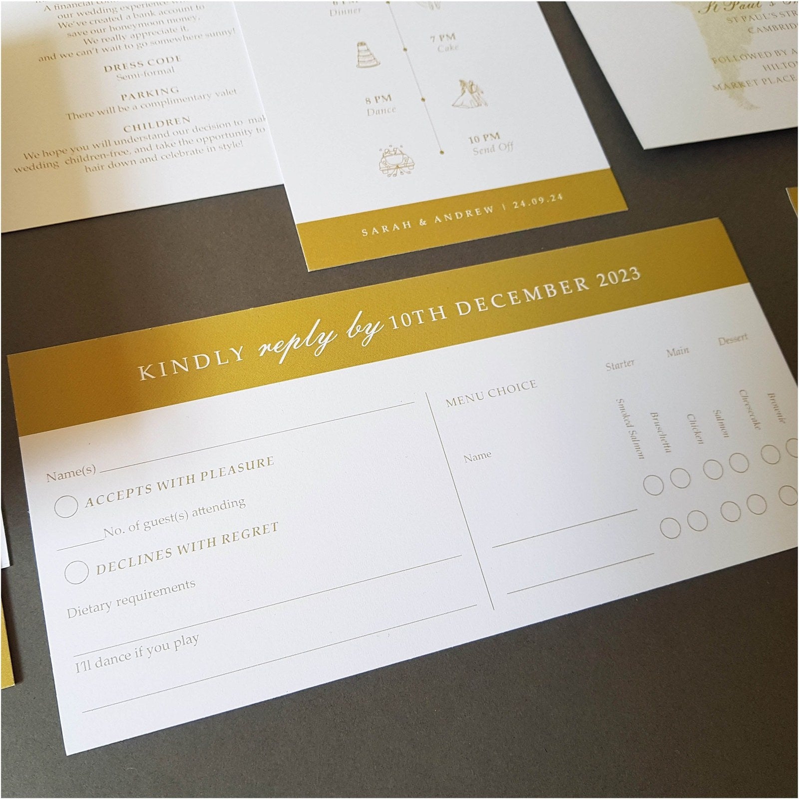 UK Passport Wedding Invitations Sample Sienna Mai