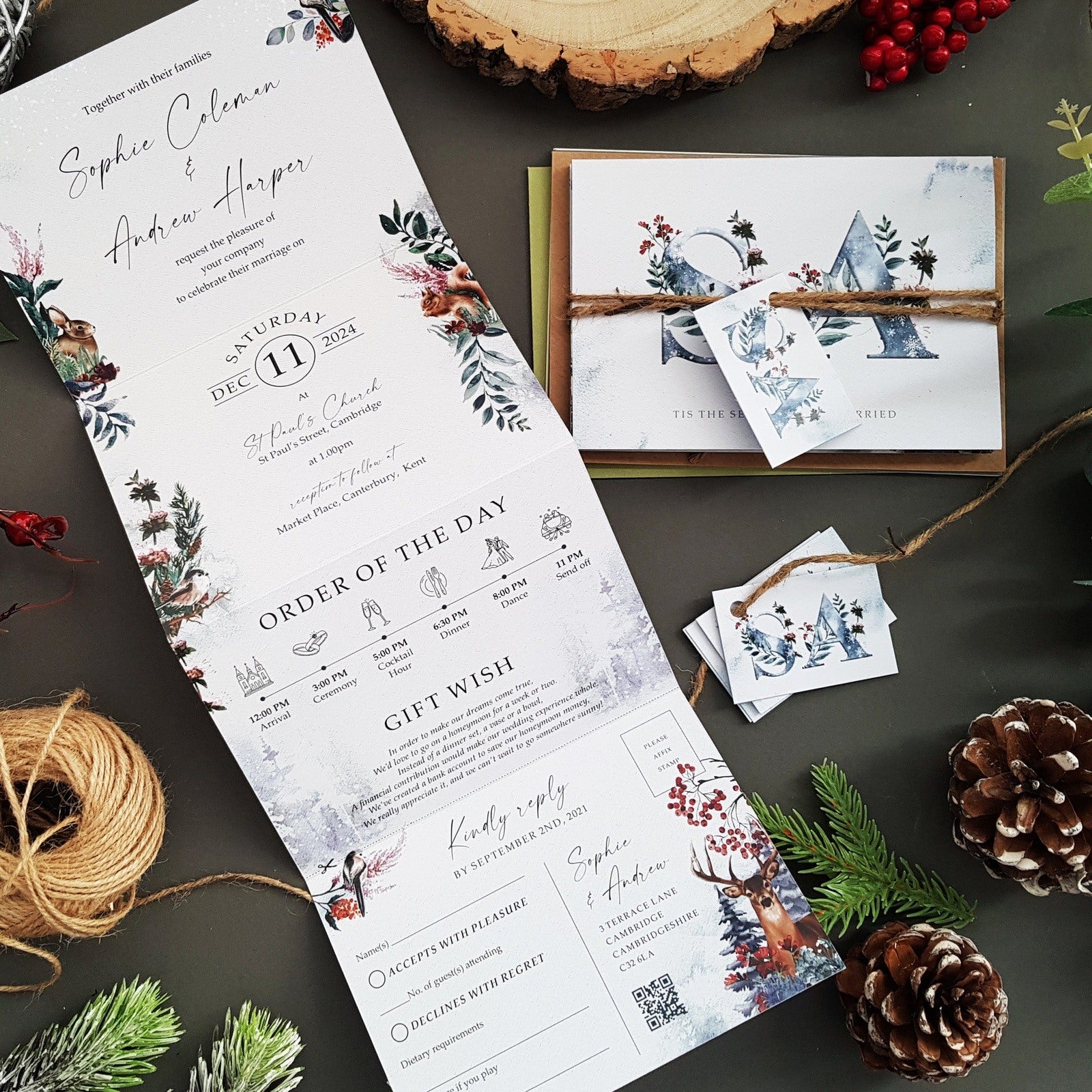 Winter Wedding Invitations