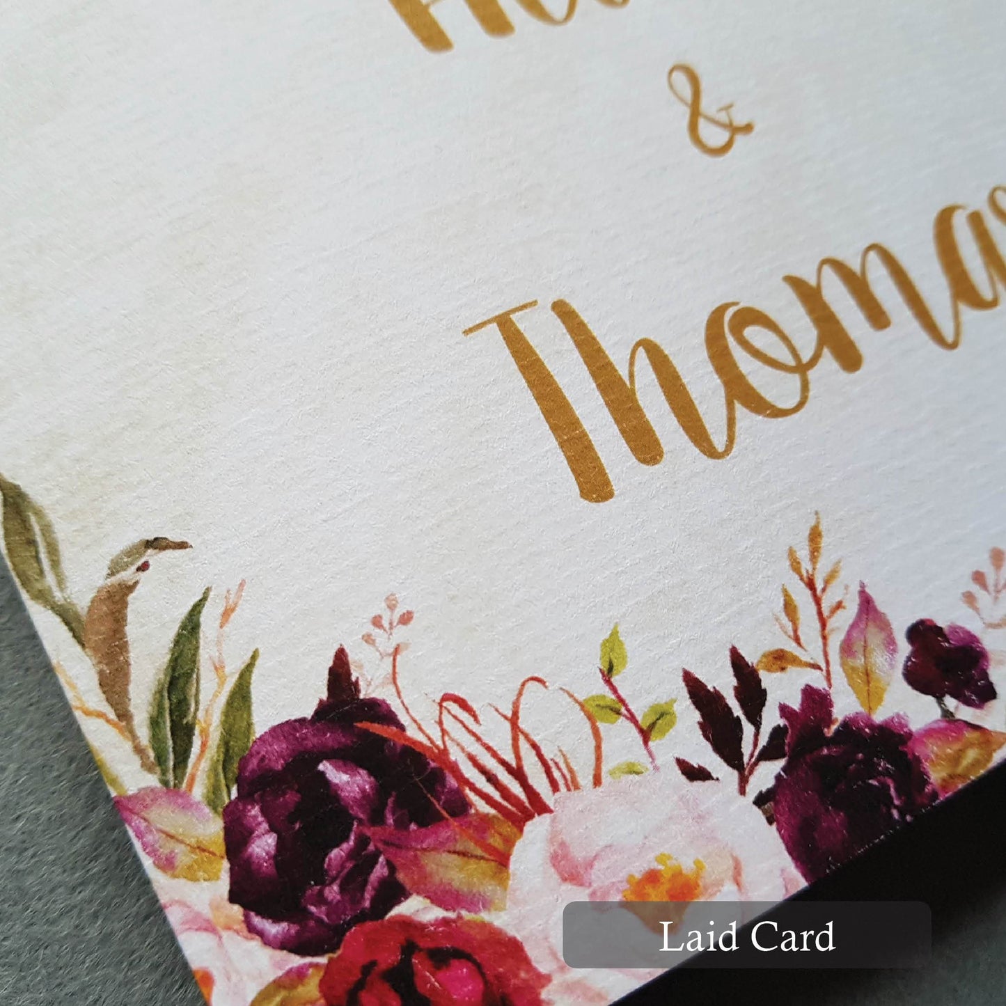 Wild Floral Trifold Wedding Invitations