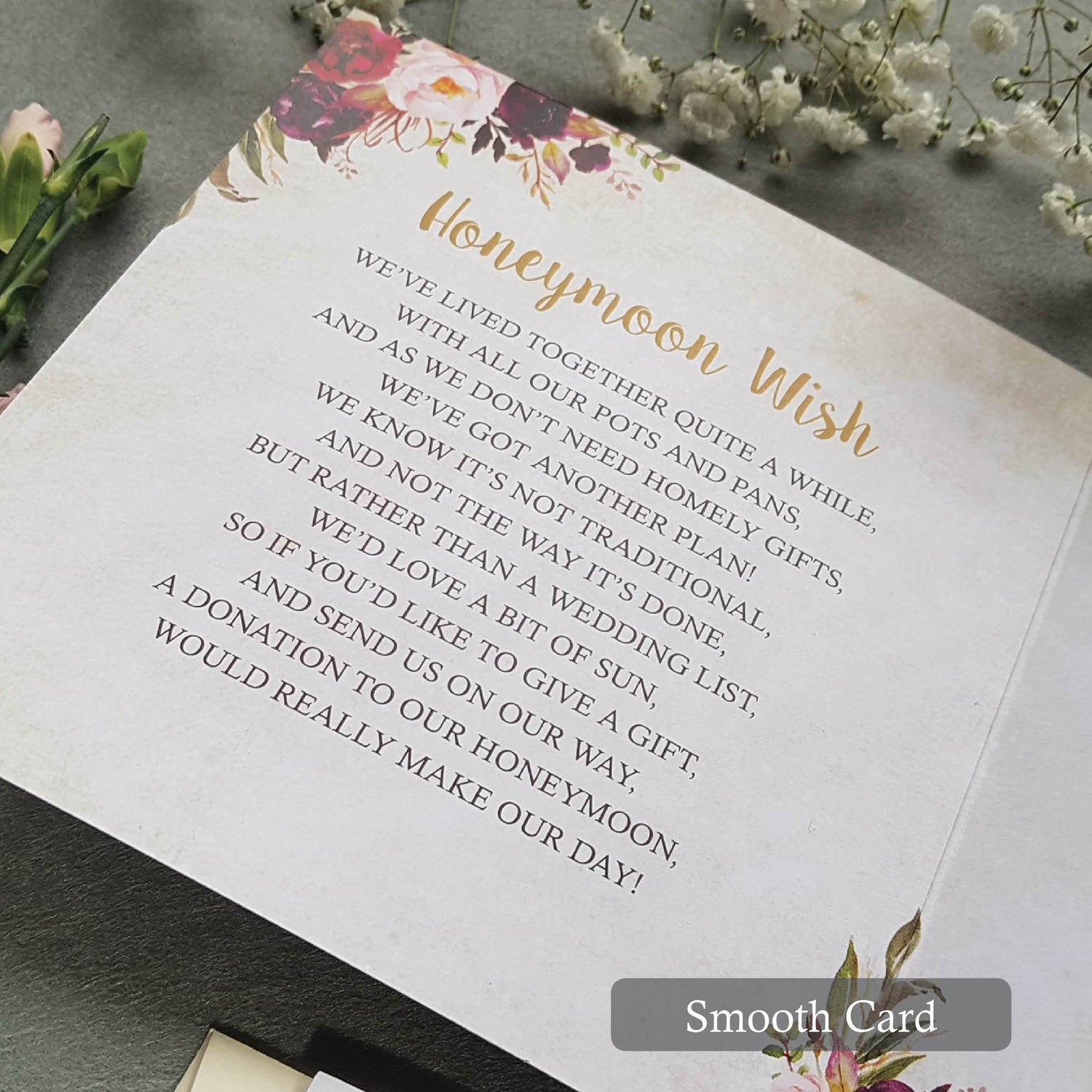 Wild Floral Trifold Wedding Invitations