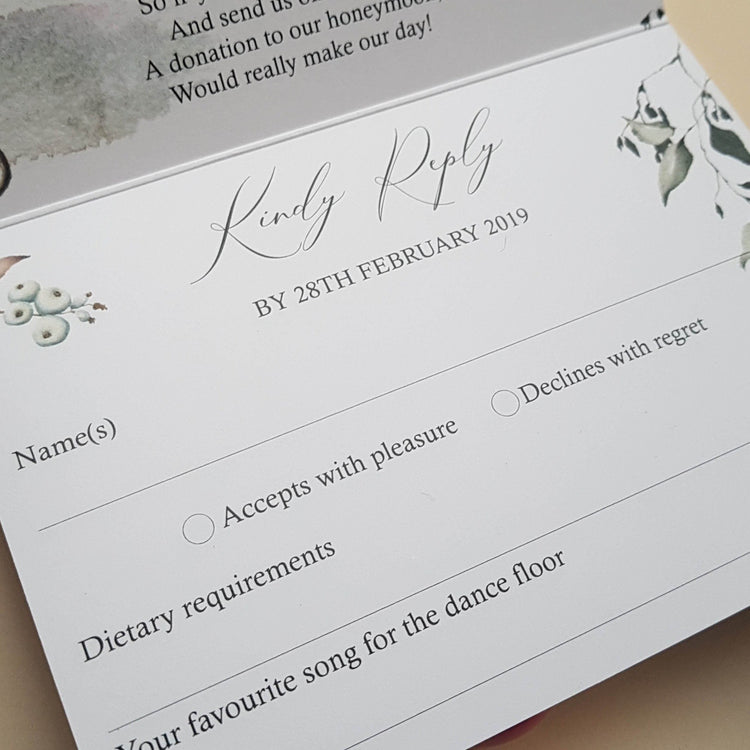 Winter Woodland Wedding Invitations