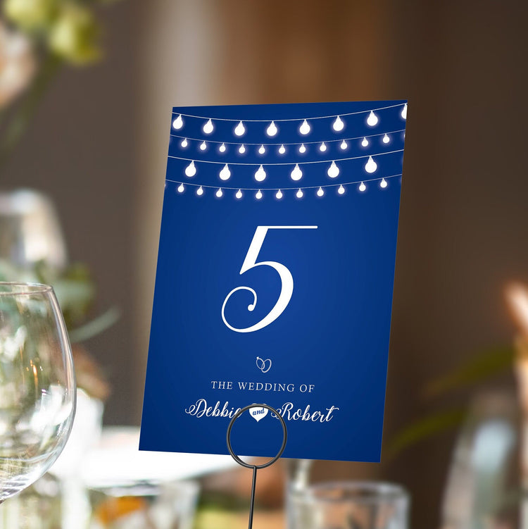 Fairylights Table numbers or Table Names