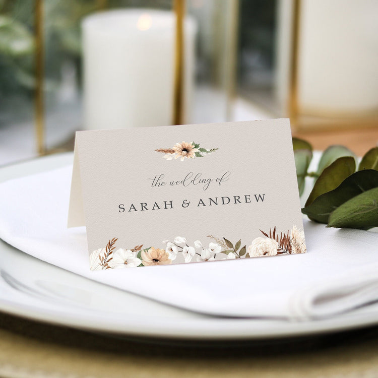 Boho Wedding Place Cards