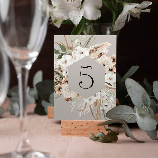 Boho Table numbers or Table Names