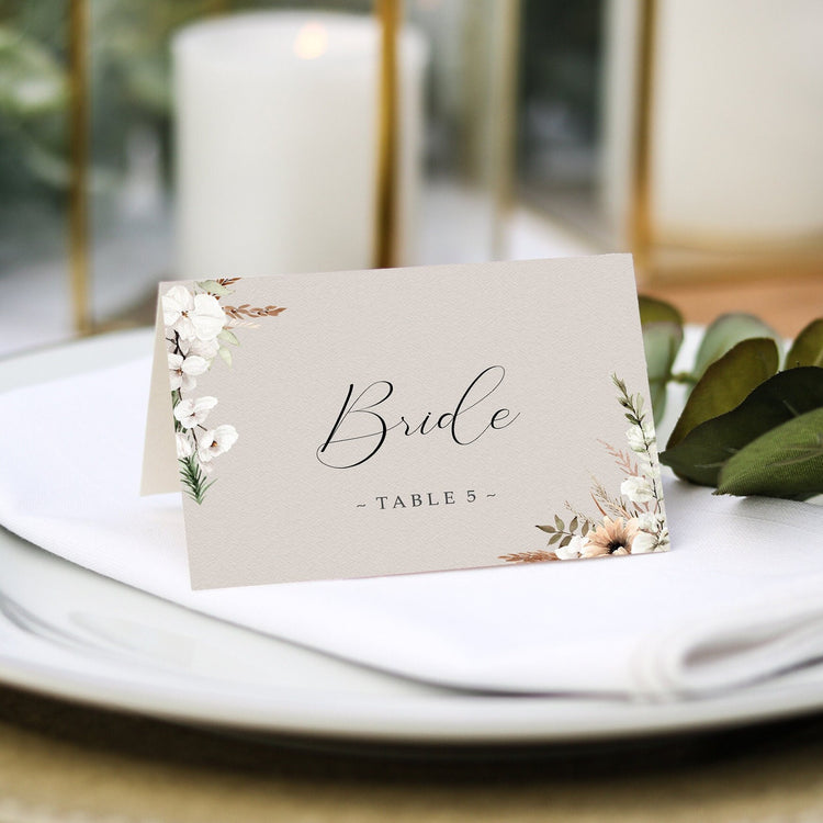 Boho Wedding Place Cards