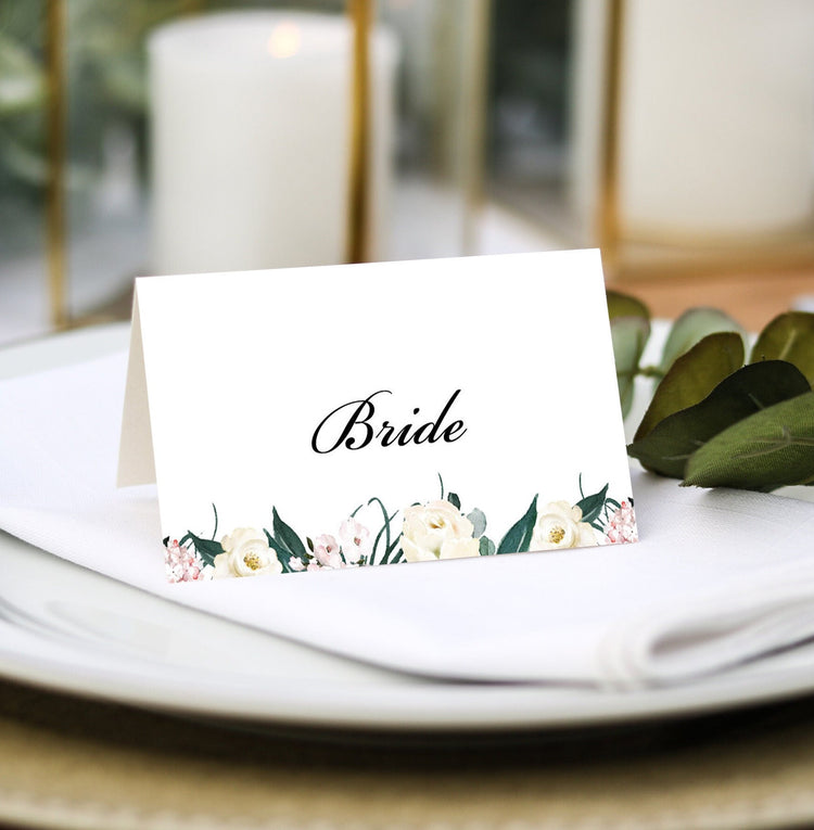 Wildflower Wedding Place Cards