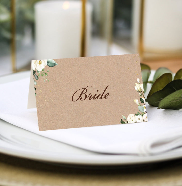 Rustic Place Cards – Sienna Mai