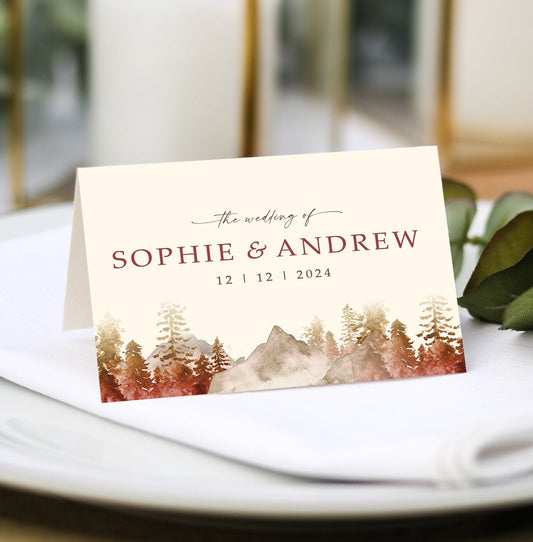 Autumn Fall Place Cards